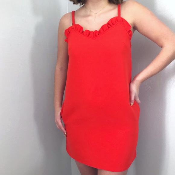Topshop Dresses & Skirts - Topshop Red Mini Dress NWT